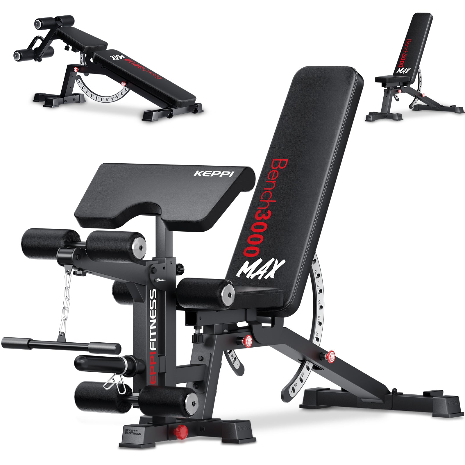 Weight Bench,Adjustable Weight Bench 3000 MAX – Keppi Fitness