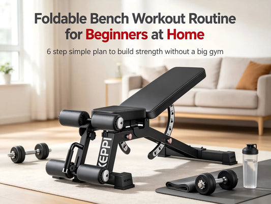Foldable Bench Workout Routine for Beginners at Home
