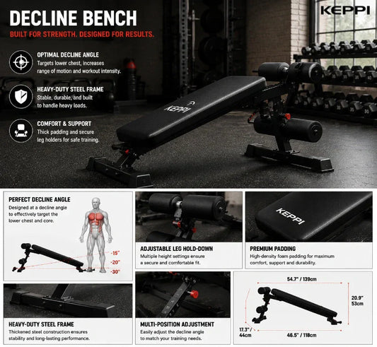 Decline Bench vs Incline Bench: Key Differences Explained