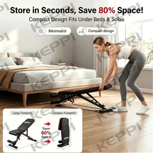 Best Budget Foldable Bench for Beginners and Home Fitness Enthusiasts