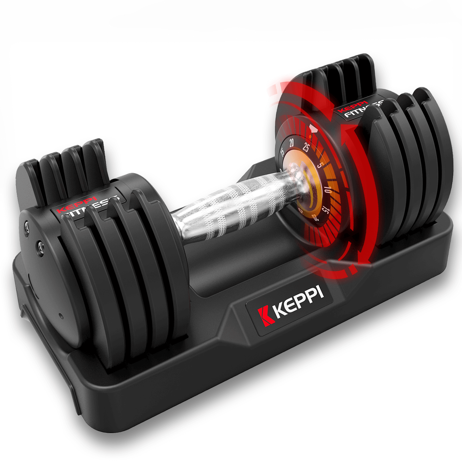 Keppi Adjustable 5-25LB Dumbbells Set DBA25 Single