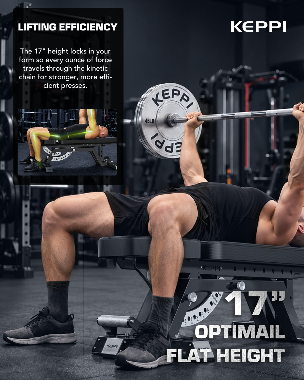 Keppi Adjustable Weight Bench 6000 - 2026 Version