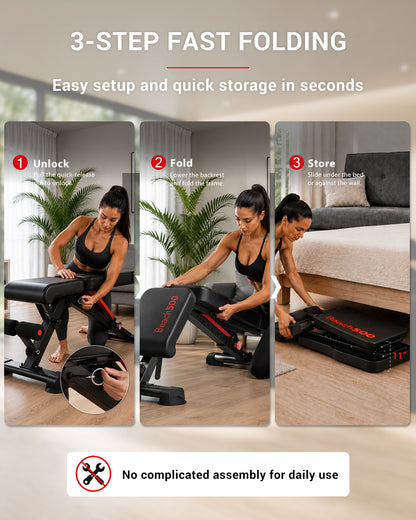 Keppi Adjustable Weight Bench 500