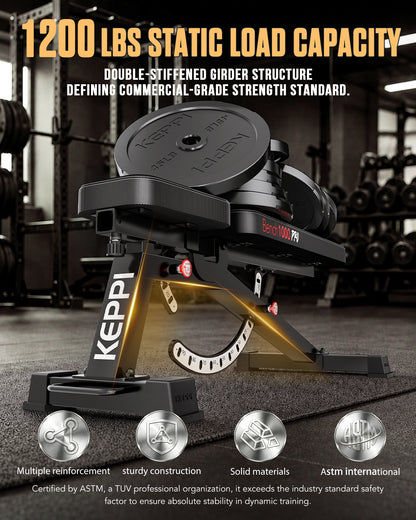 Keppi Adjustable Weight Bench 1000 Pro