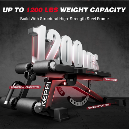 Keppi Adjustable Weight Bench 1000 Pro