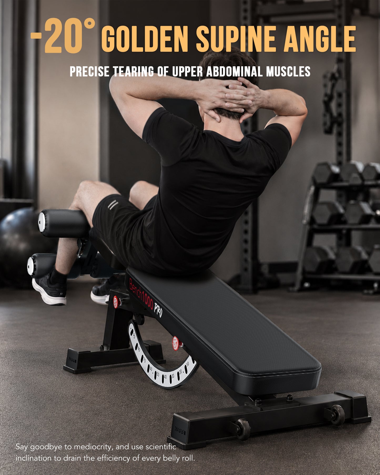 Keppi Adjustable Weight Bench 1000 Pro