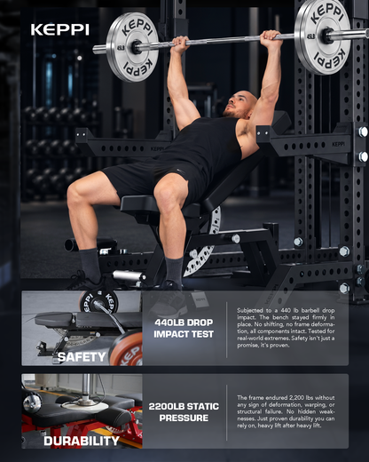 Keppi Adjustable Weight Bench 6000 - 2026 Version