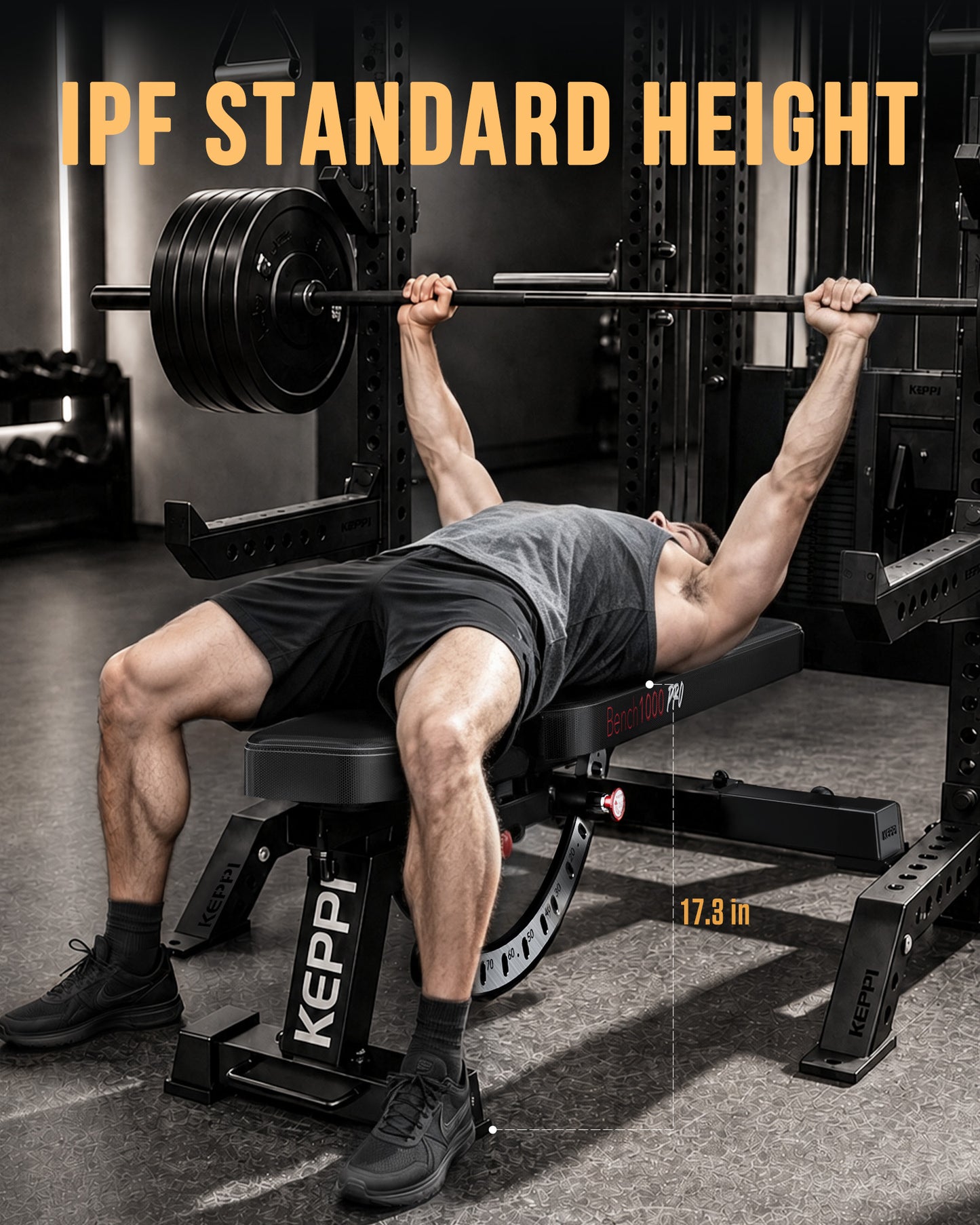 Keppi Adjustable Weight Bench 1000 Pro