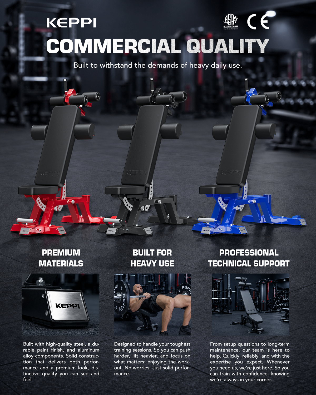 Keppi Adjustable Weight Bench 6000 - 2026 Version