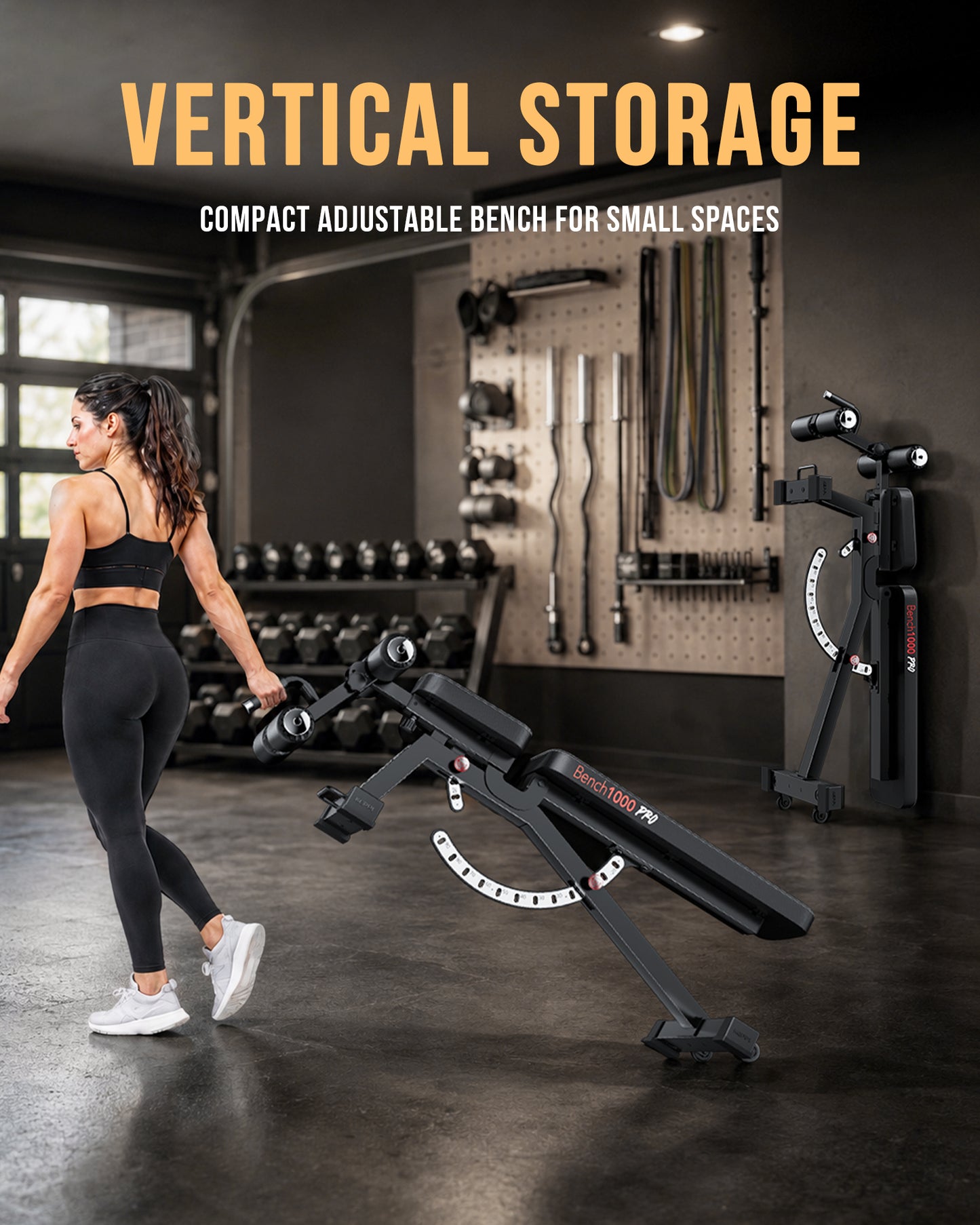 Keppi Adjustable Weight Bench 1000 Pro