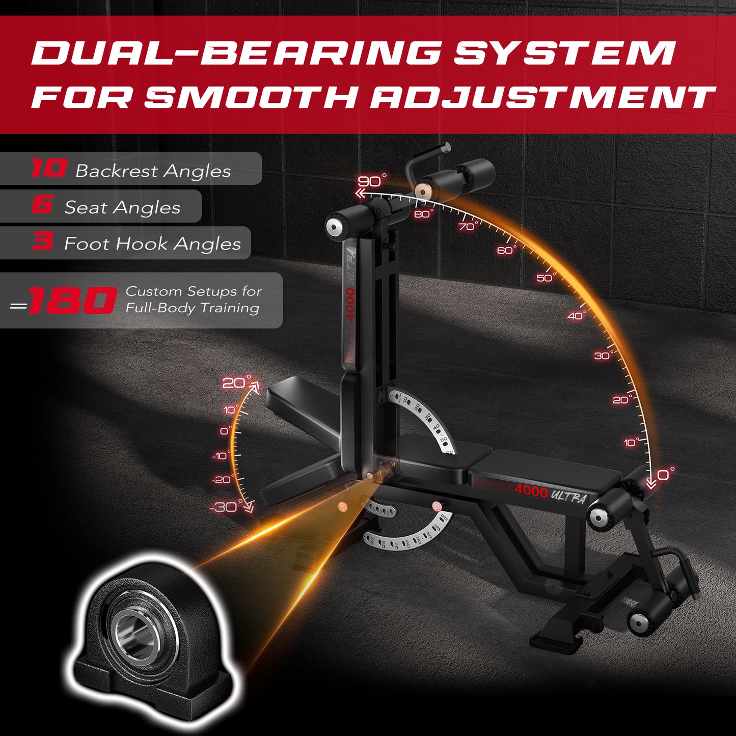 Keppi Weight Bench Bench4000 Ultra