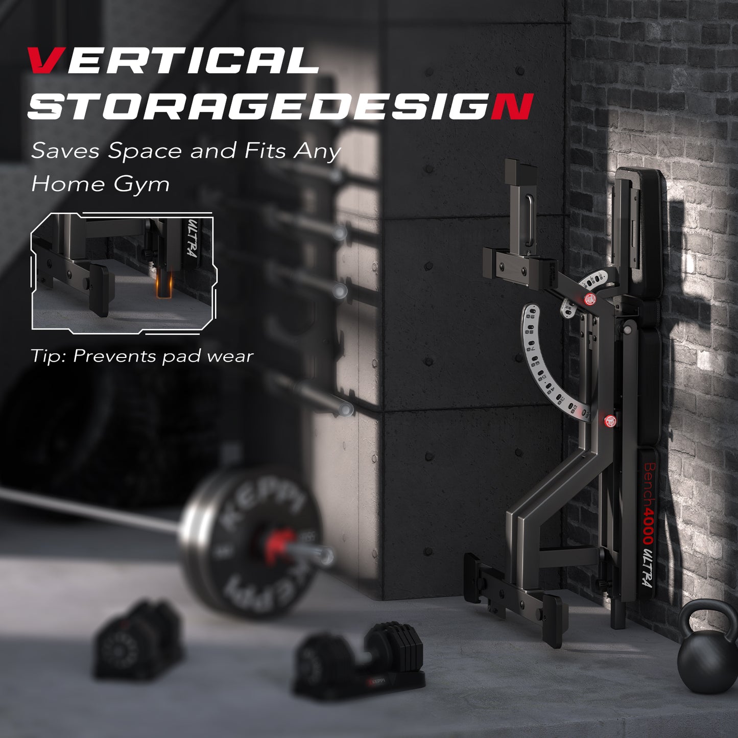 Keppi Weight Bench Bench4000 Ultra