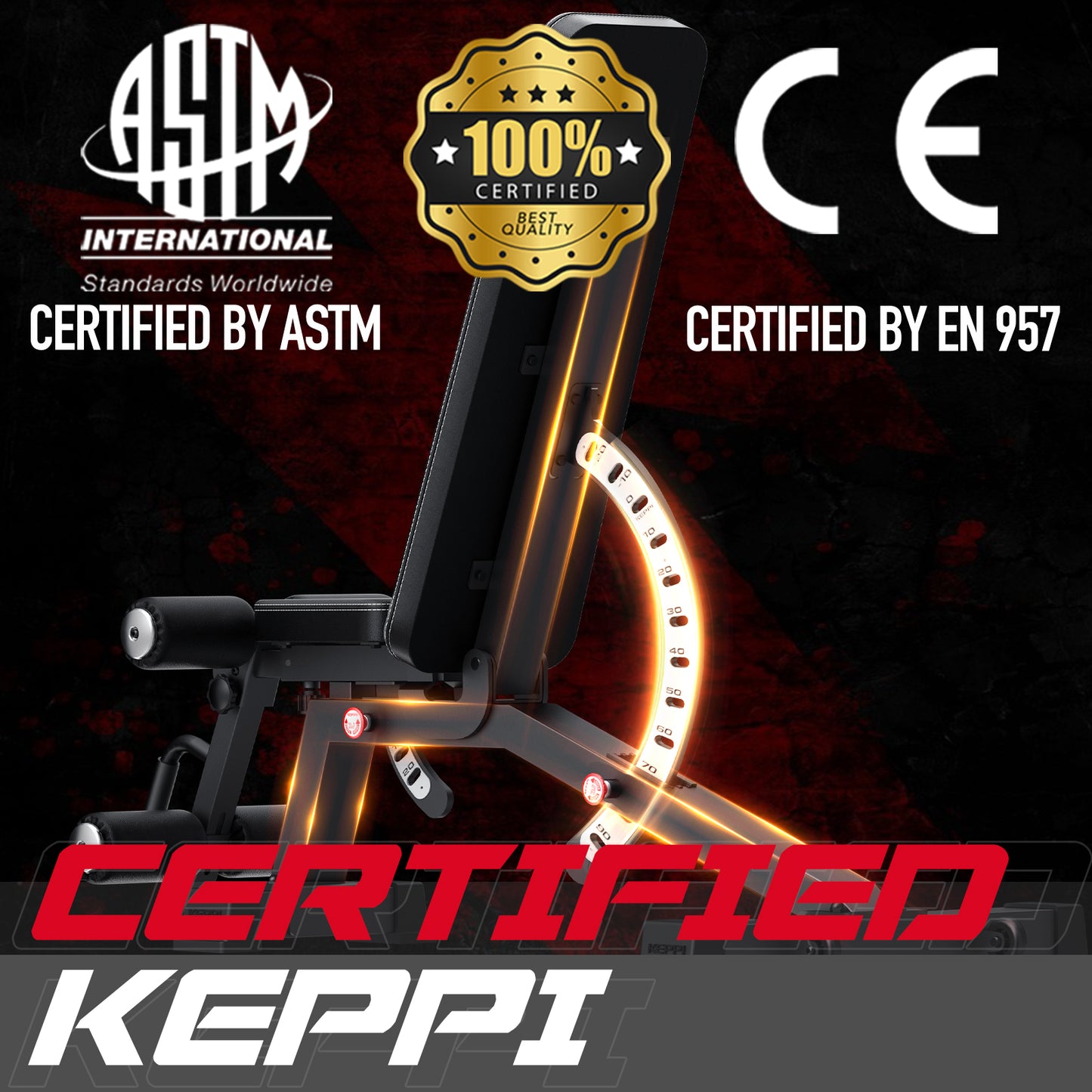 Keppi Weight Bench Bench1000 Pro