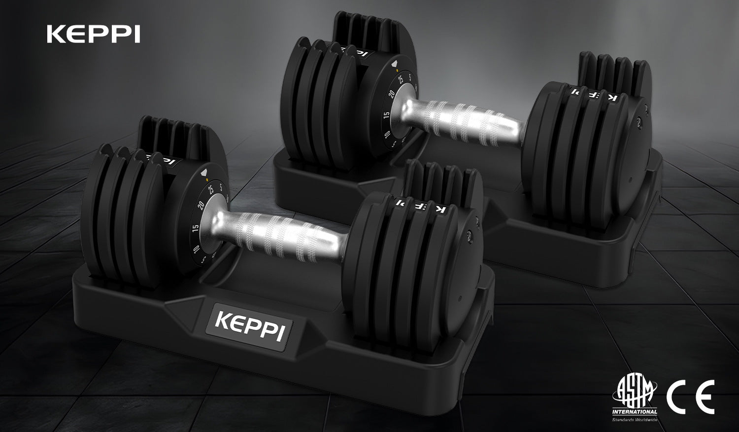 Keppi Fitness オープンカラー Adjustable Dumbbells – Keppi Fitness