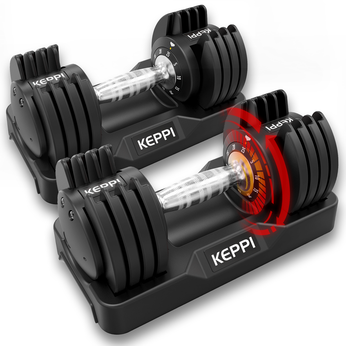 Strength Training Equipment - Adjustable 5-25LB Dumbbells Set Strength Training Equipment - Adjustable 5-25LB Dumbbells Set