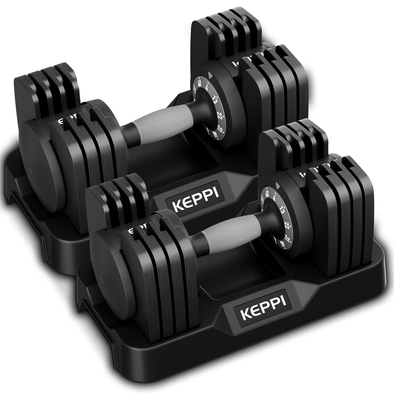 Strength Training Equipment - Adjustable 4-40LB Dumbbells Set DBA40 Pair