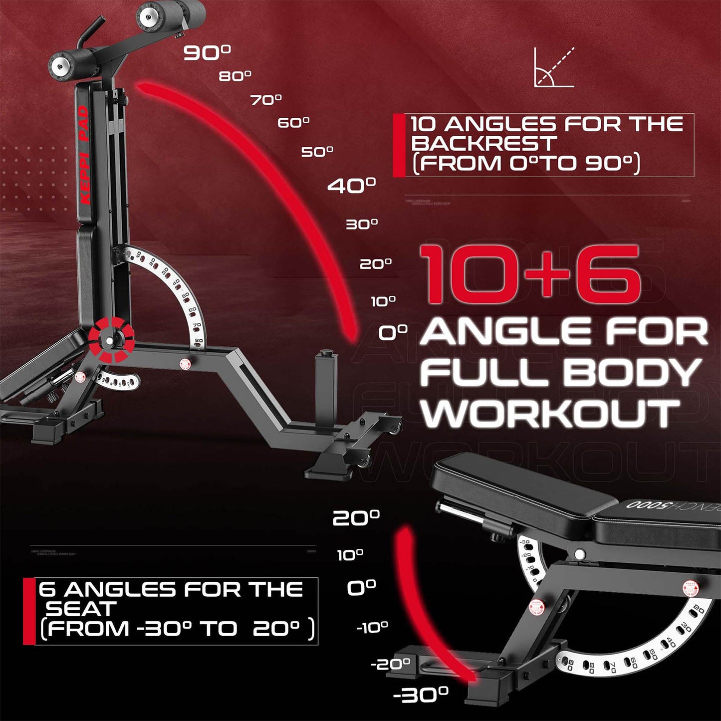 Keppi Weight Bench Bench5000