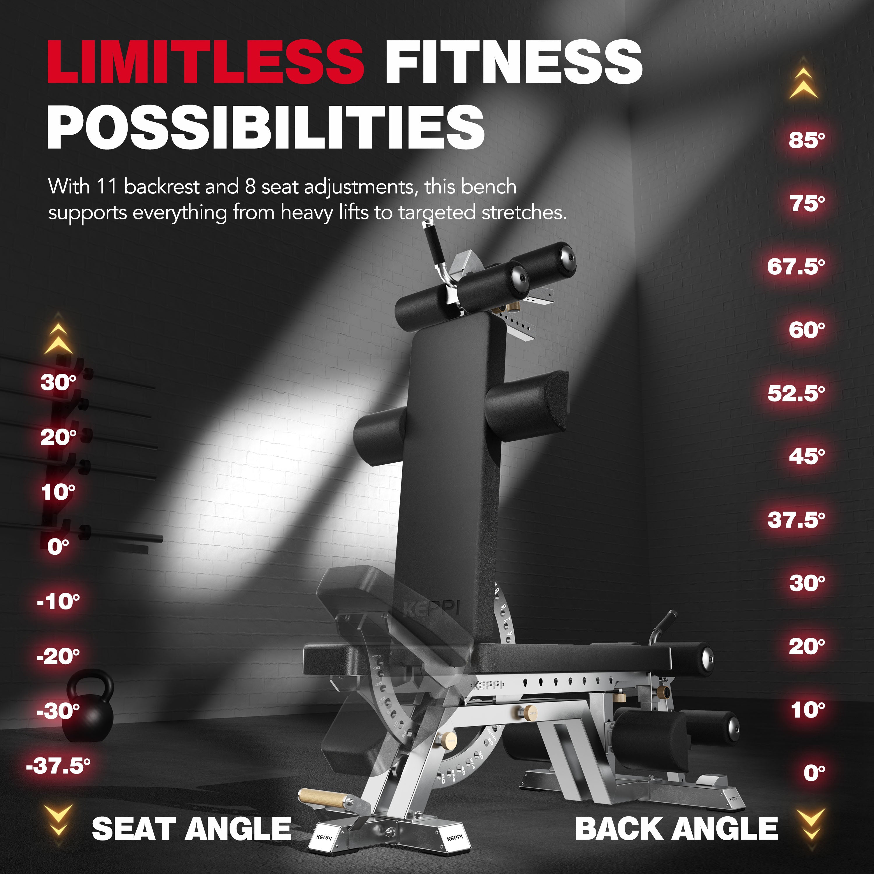 Keppi Weight Bench Bench6000 X