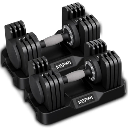 Keppi dba40 adjustable dumbbells for full body workout