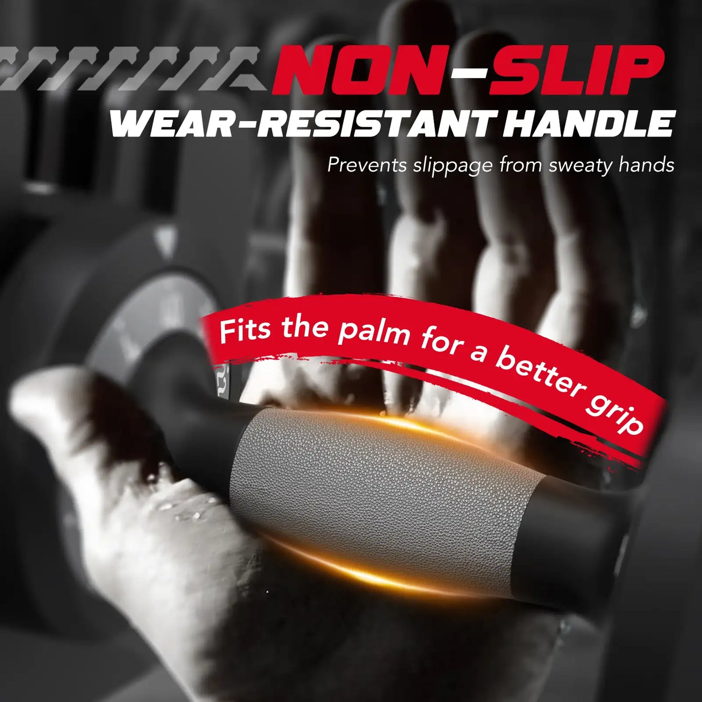 Keppi dba40 adjustable dumbbells with non-slip, wear-resistant handle