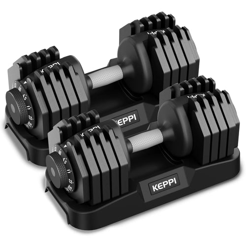 Keppi dba60 adjustable dumbbells for home gym strength training