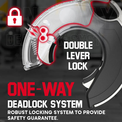 Keppi fitness best barbell clips with one way dead lock system