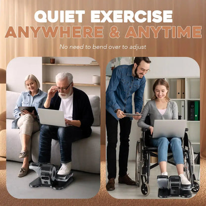 Keppi fitness elliptical under desk machine with quiet exercise