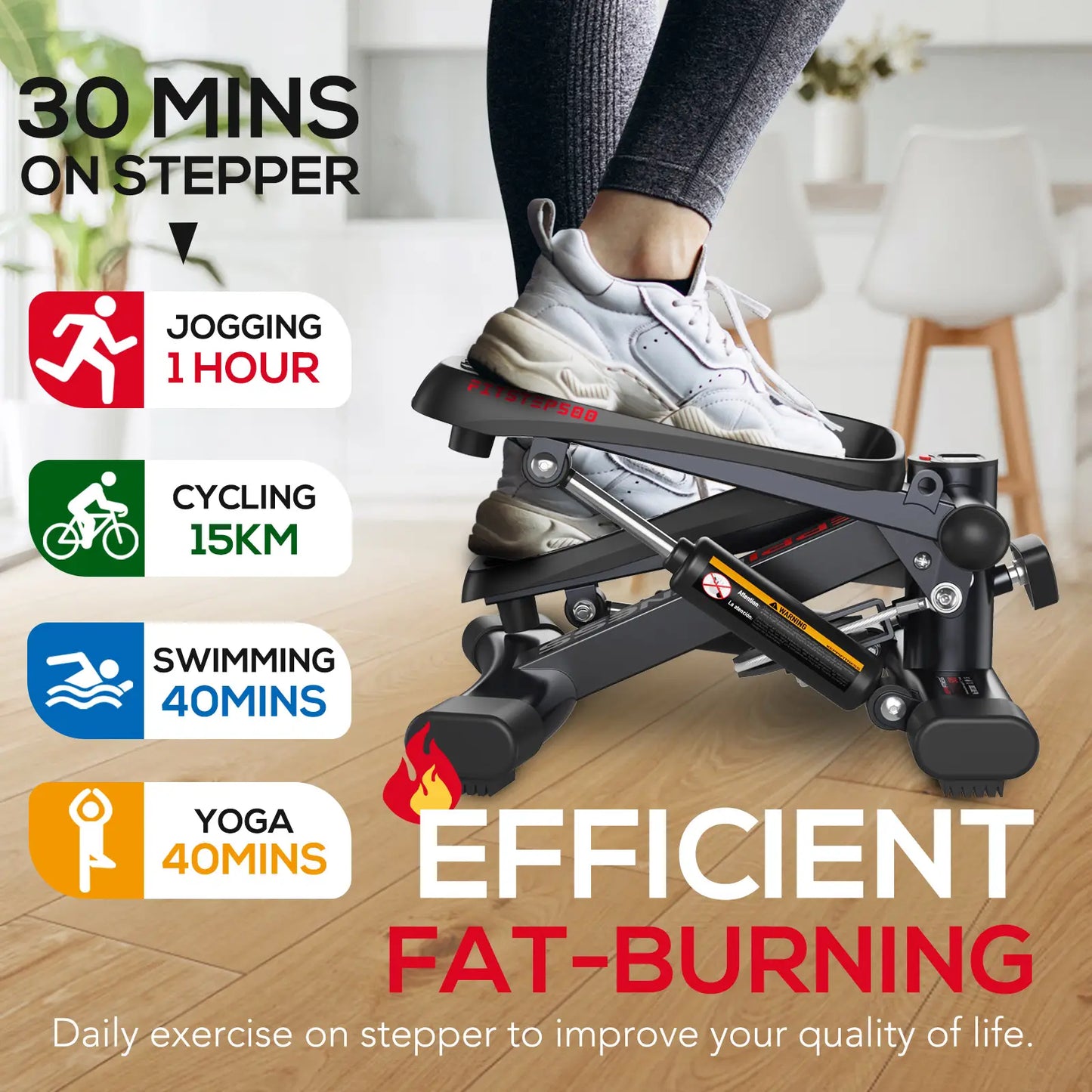 Keppi fitness mini stair stepper efficient fat burning