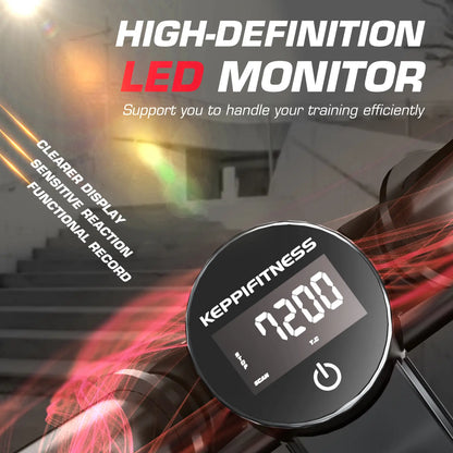 Keppi fitness stair stepper with high definition LED monitor