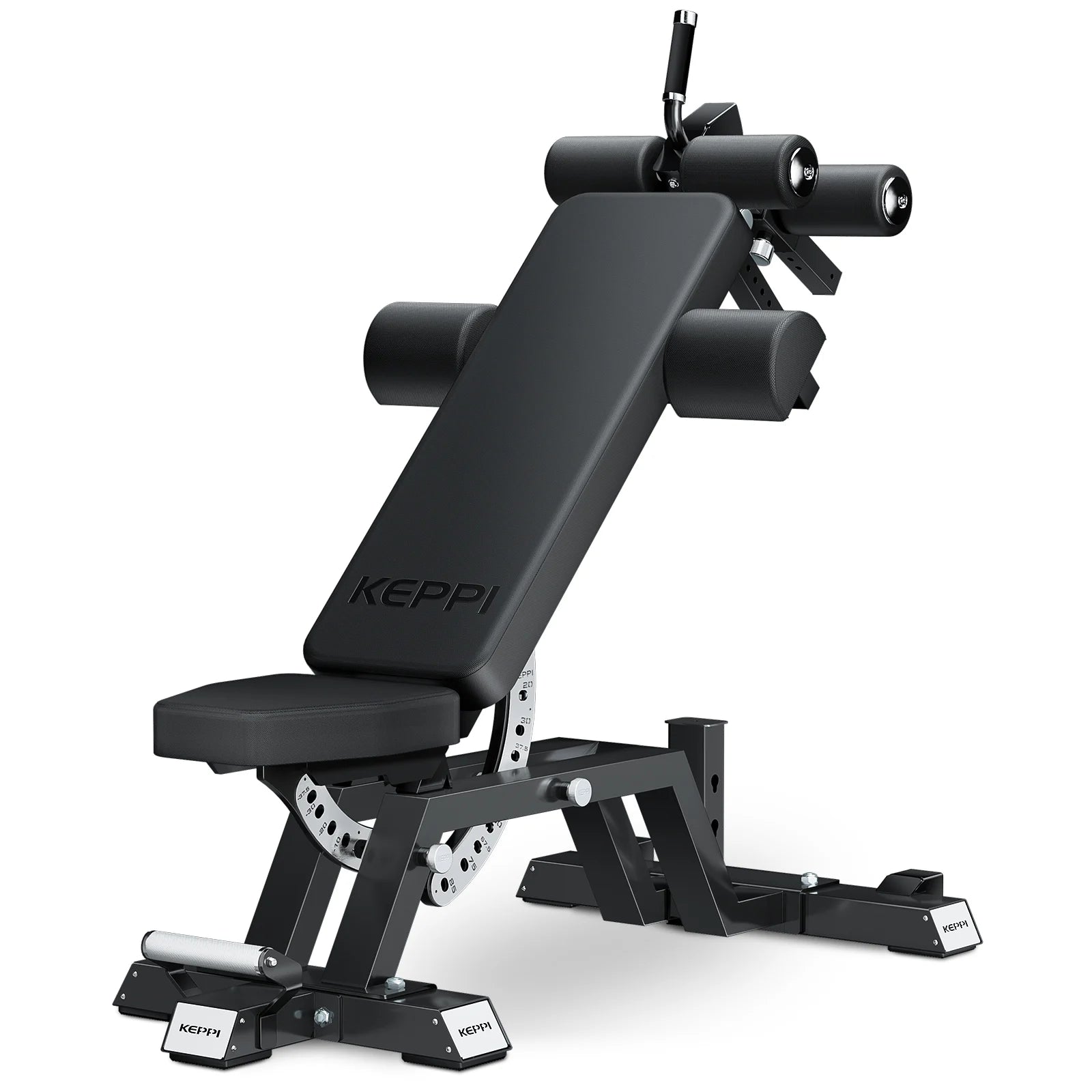 Keppi fitness weight bench 6000 for home gym black version