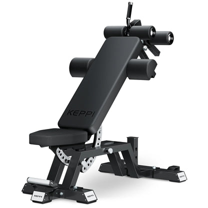 Keppi fitness weight bench 6000 for home gym black version