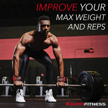 Keppi weight lifting grips for improving your max weight and reps