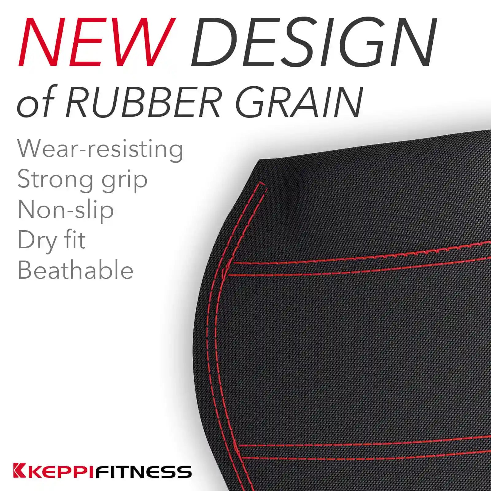 Keppi weight lifting straps for dead lift pulling new red line