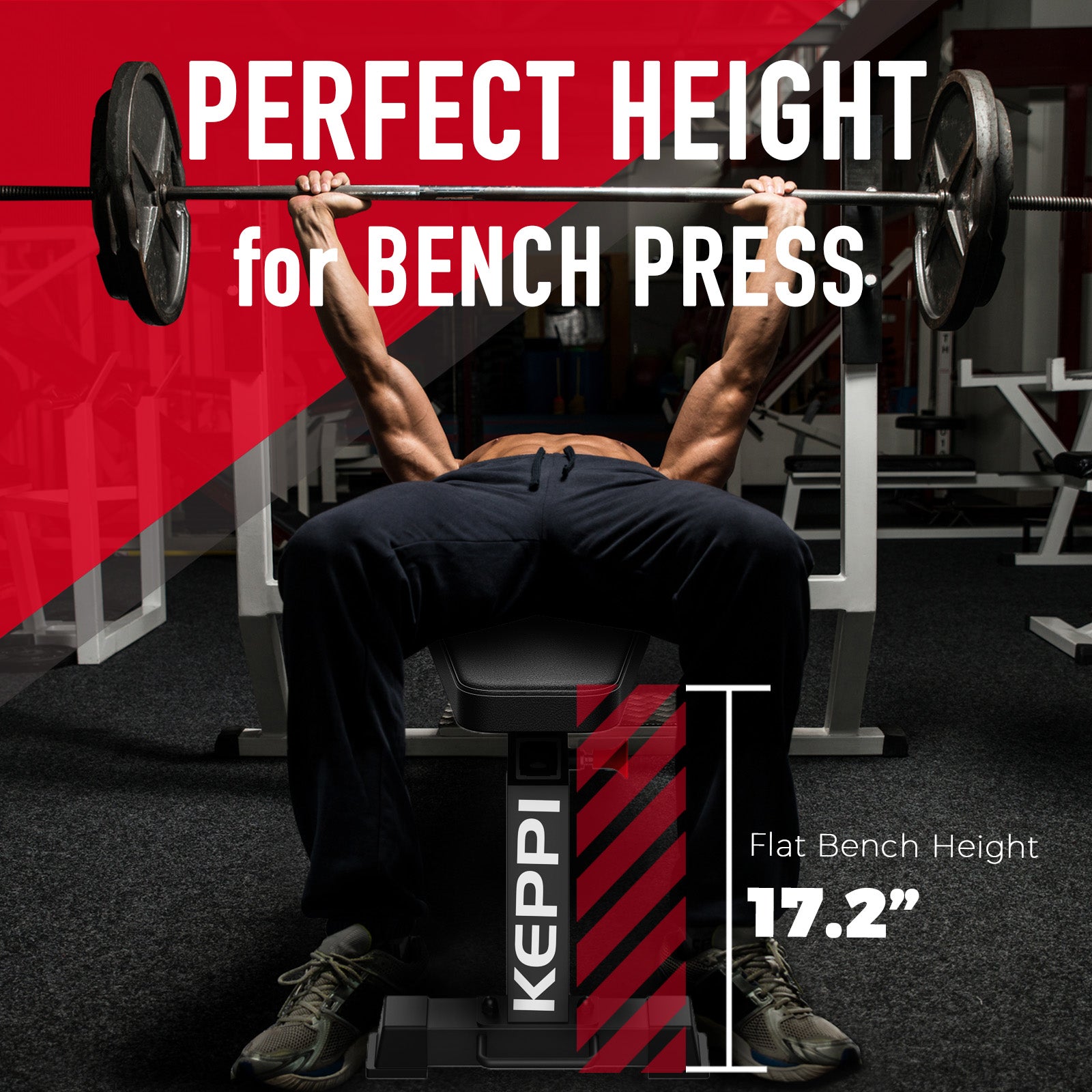 Keppi Weight Bench 1000 Pro - 2023 Version